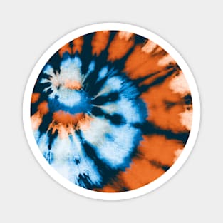 Pumpkin Fall Tie Dye Swirl Magnet